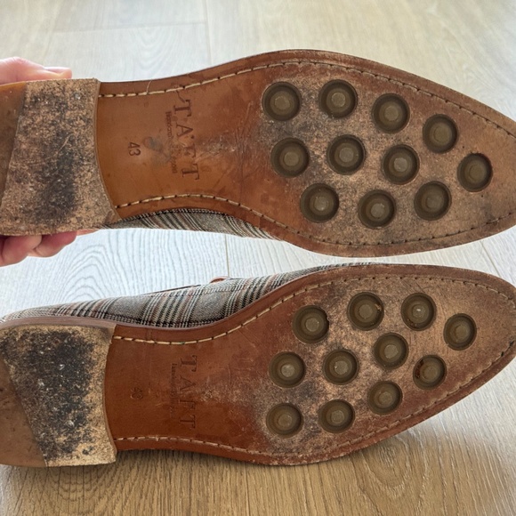 Taft Russell Tassel Loafer Shoes Plaid with Brown Leather - Size 10 US / 43 EU main image 4